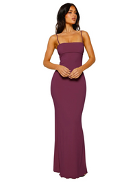 Schlankmachendes Bodycon-Sommerkleid für Damen | Maxi – Lila