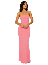 Schlankmachendes Bodycon-Sommerkleid für Damen | Maxi – Rosa