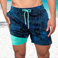 Schnell trocknende Badeshorts für Herren | Leichte – Seepalme