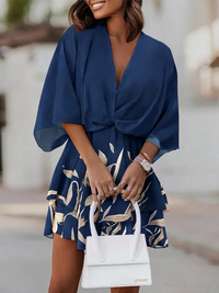 Schönes Sommerkleid für Damen | Mini – Blau