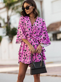 Schönes Sommerkleid für Damen | Mini – Rosa