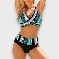 Riva – Bikini mit formendem Effekt – Blau