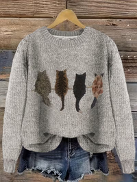Velara - Strickpullover mit weichem Griff – Grau