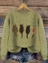 Velara - Strickpullover mit weichem Griff – Grün
