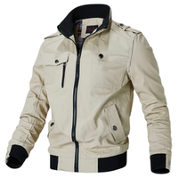 Sarnel - Hochwertige Bomberjacke – Beige