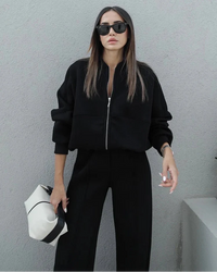 Nele | Comfy Set – Schwarz