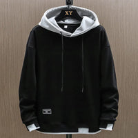 Maxence -  Klassischer Urbaner Hoodie – Schwarz