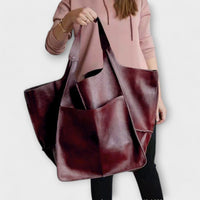 Eleanor | Oversized Wochenendtasche – Rot