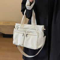 Tovis - Cord-Tasche – Weiß