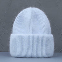 Damen und Herren Strick Mütze – Himmelblau