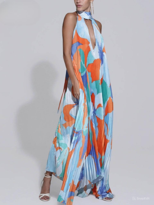 Belinda - Maxikleid mit Rollkragen