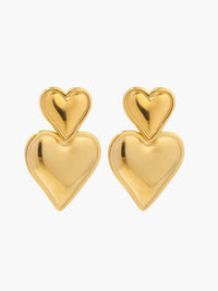 Herz Ohrringe – Gold