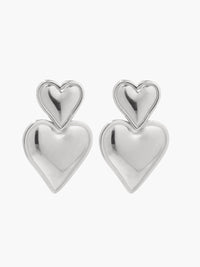 Herz Ohrringe – Silber