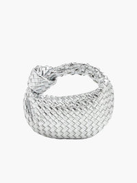 MiniGewebe™ Geflochtenes Modestatement – Silber