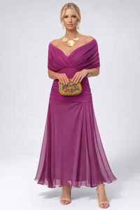 Sophie | Leichtes Elegantes Blumen Midikleid – Pink