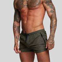 Soren | Herren Badeshorts mit Kordelzug – Oliv