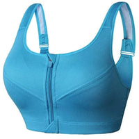 Bequemer Damen Sport Bh | Übergrößen – Blau