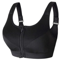 Bequemer Damen Sport Bh | Übergrößen – Schwarz