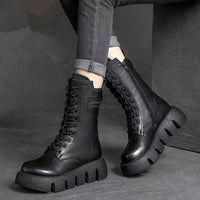 Franka | Trendige Damenstiefel – Schwarz