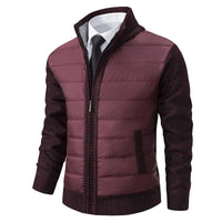 Leichte Steppjacke - Herren Frühlingsjacke mit Stil – Rot