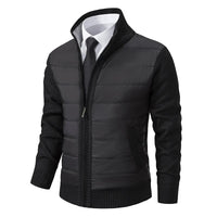 Leichte Steppjacke - Herren Frühlingsjacke mit Stil – Schwarz