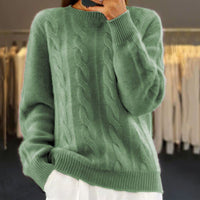Alida | Strickpullover – Grün
