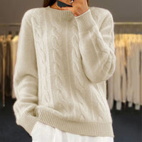 Gloire - Stilvoller und bequemer Pullover – Beige