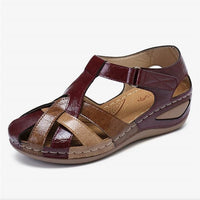 Millie | Lässige Keilsandalen für Frauen – Rot