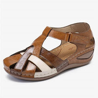 Millie | Lässige Keilsandalen für Frauen – Braun