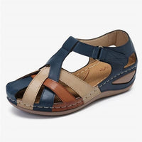 Millie | Lässige Keilsandalen für Frauen – Blau