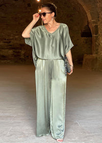 Fiorea | Elegantes Damen-Set – Grün