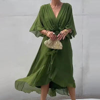 Myra | Elegantes und bequemes Kleid für Frauen – Grün