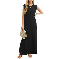 Cataleya | Knitterfreies Kleid – Schwarz