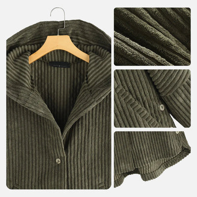 WINNIFREDA - CORDJACKE MIT KAPUZE