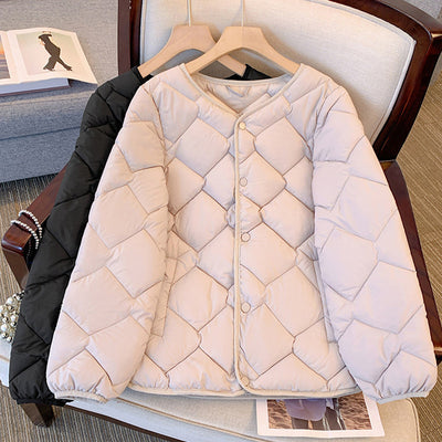 Stacey | Quiltierte Winterjacke mit Knöpfen für Damen