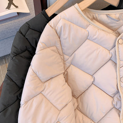 Stacey | Quiltierte Winterjacke mit Knöpfen für Damen