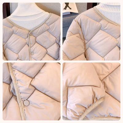 Stacey | Quiltierte Winterjacke mit Knöpfen für Damen