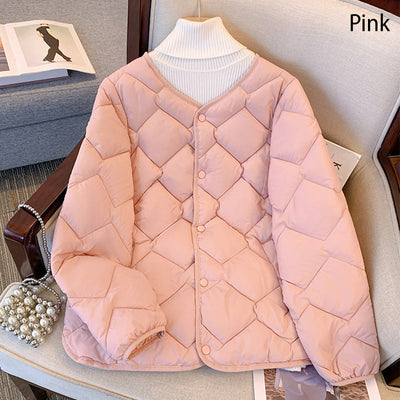 Stacey | Quiltierte Winterjacke mit Knöpfen für Damen