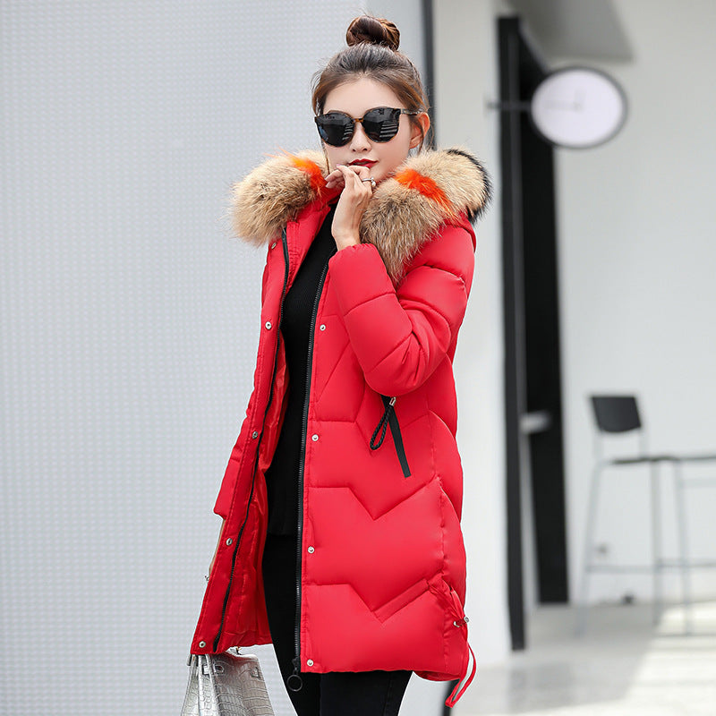 Meller | Damen Winter Pufferjacke mit Futter aus Kunstpelz an der Kapuze