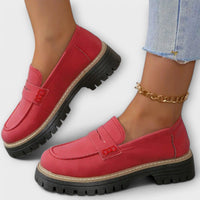 Alisa - Classic Loafer – Rot