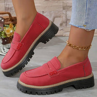 ISABEL - PLATFORM-SLIPPER MIT DETAILS – Rot