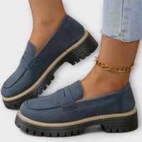 Alisa - Classic Loafer – Blau