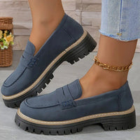 ISABEL - PLATFORM-SLIPPER MIT DETAILS – Blau