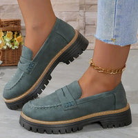 ISABEL - PLATFORM-SLIPPER MIT DETAILS – Grün