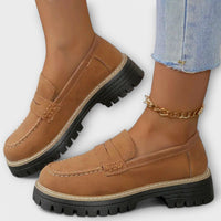 Alisa - Classic Loafer – Braun