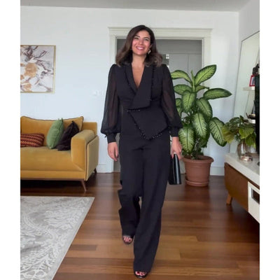 VERONIQUE - BLAZER UND HOSEN SET
