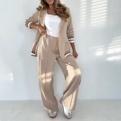 BAHAR - SET AUS BLAZER UND WEITEM HOSE