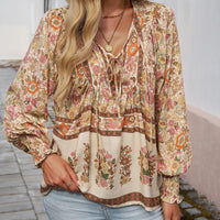 Anita™ | Elegante Bluse im Ibiza-Stil – Beige