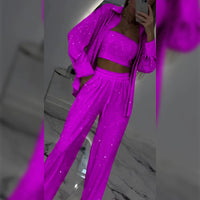 PARIS - DREITEILIGES SET – Lila