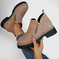 Nina | Damen Stiefel modern elegant hochwertig – Rosa